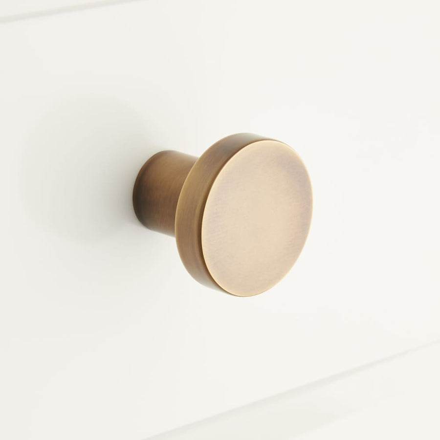 Signature Hardware Orvin 1-1/8 Inch Diameter Round Cabinet Knob