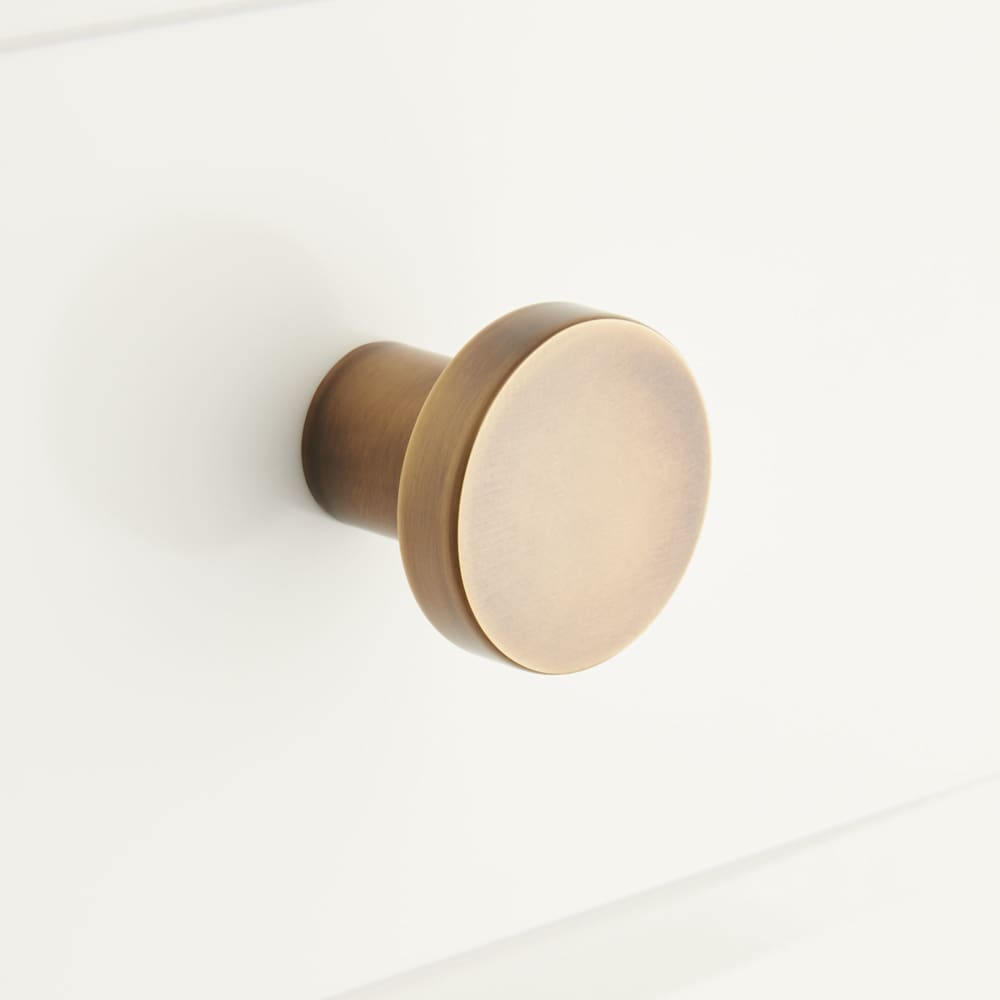 Signature Hardware Orvin 1-1/8 Inch Diameter Round Cabinet Knob