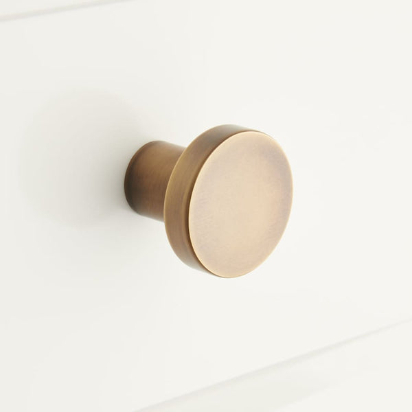 Signature Hardware Orvin 1-1/8 Inch Diameter Round Cabinet Knob