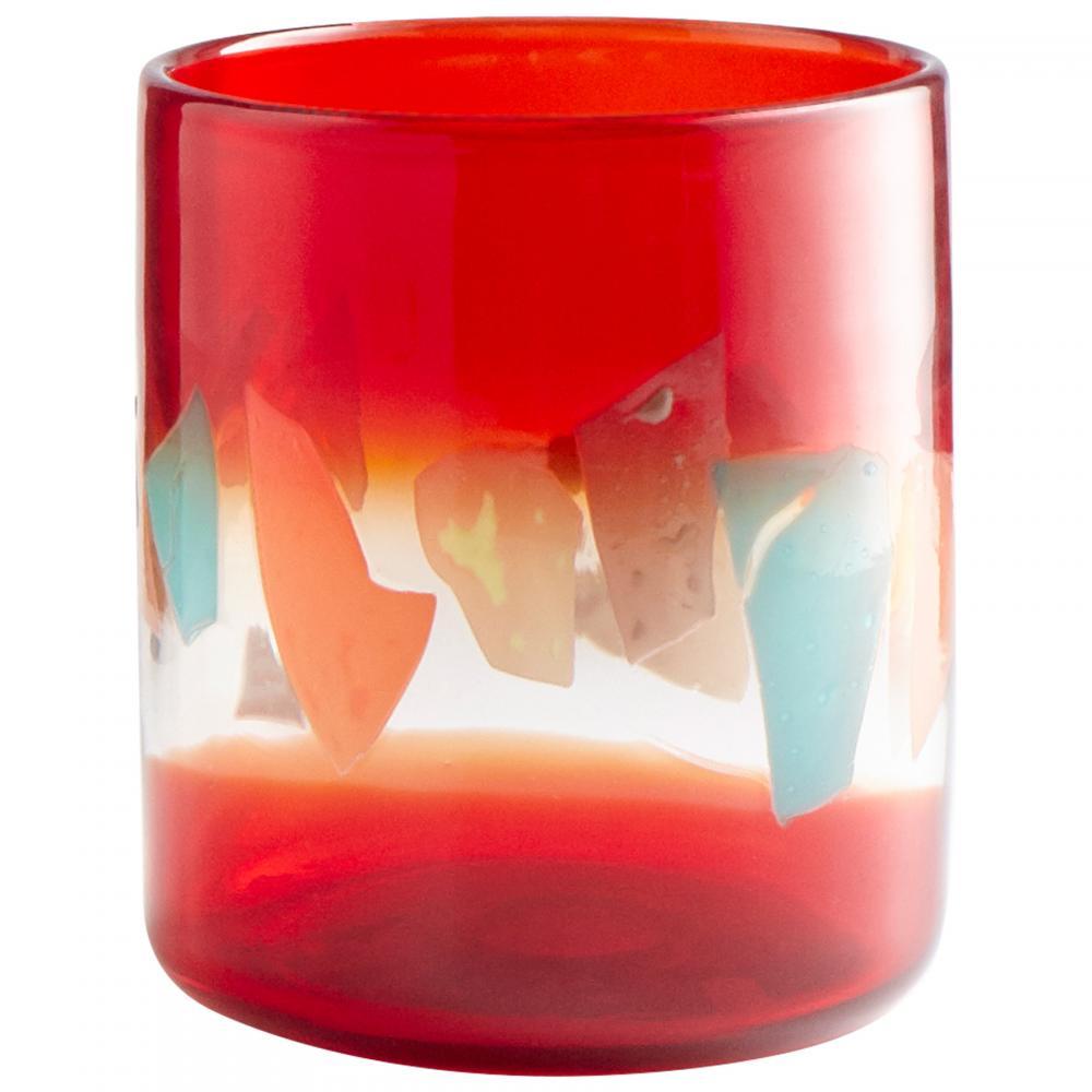 Cyan Design 09164 Carnival Vase Vases - Red