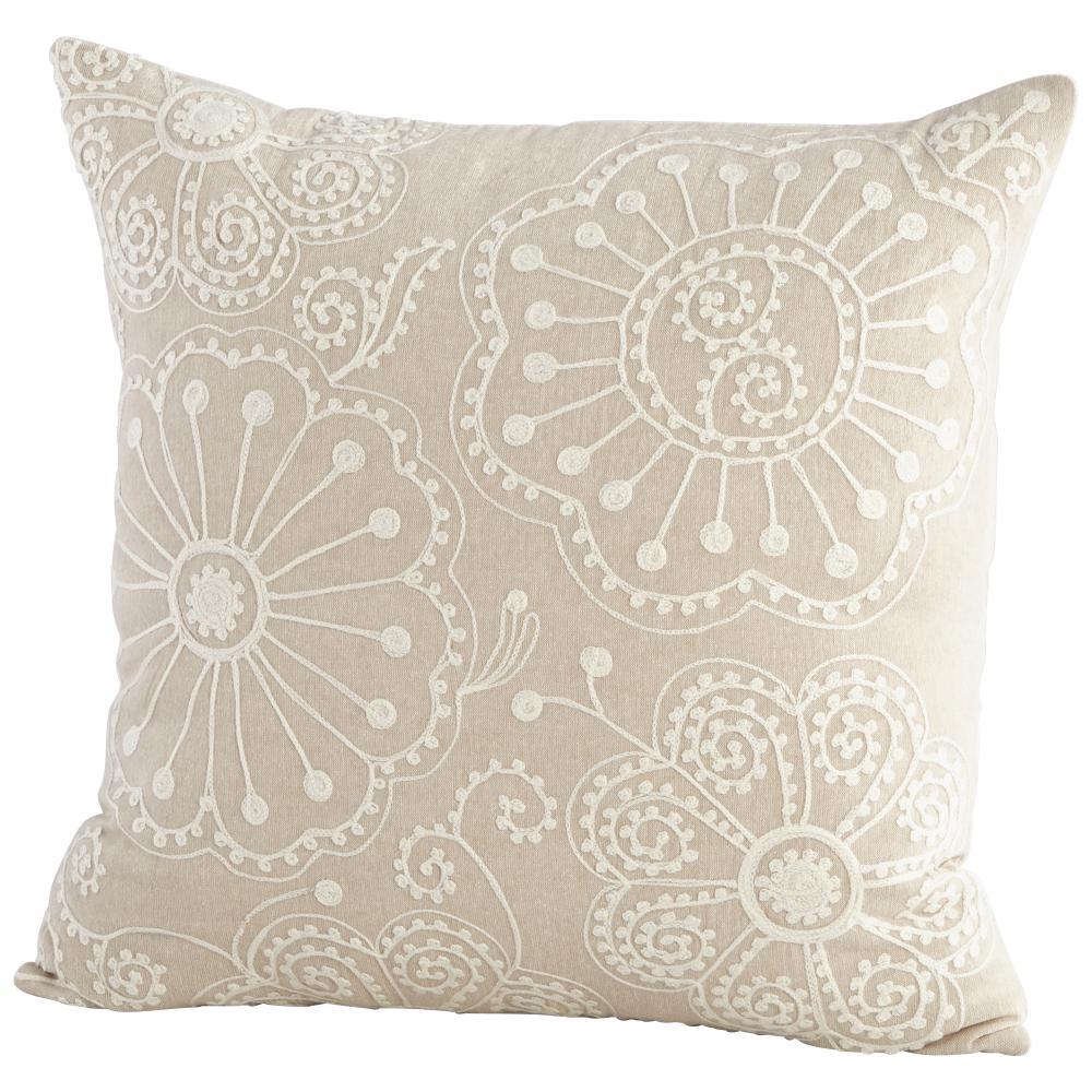 Cyan Design 09369-1 Pillow Cover - 18 x 18 Other Decor/Home Accents - Beige