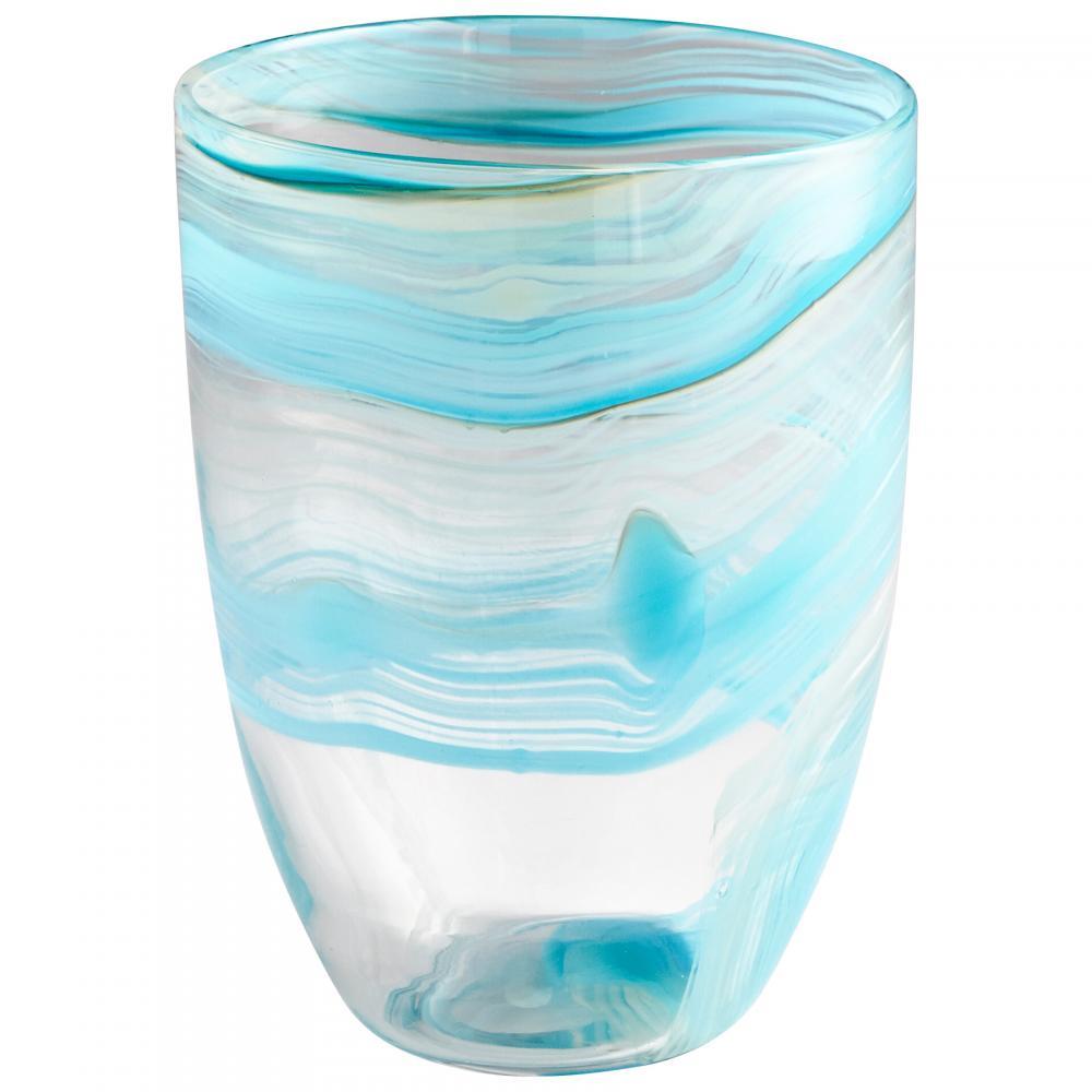 Cyan Design 09451 Small Sky Swirl Vase Vases - White