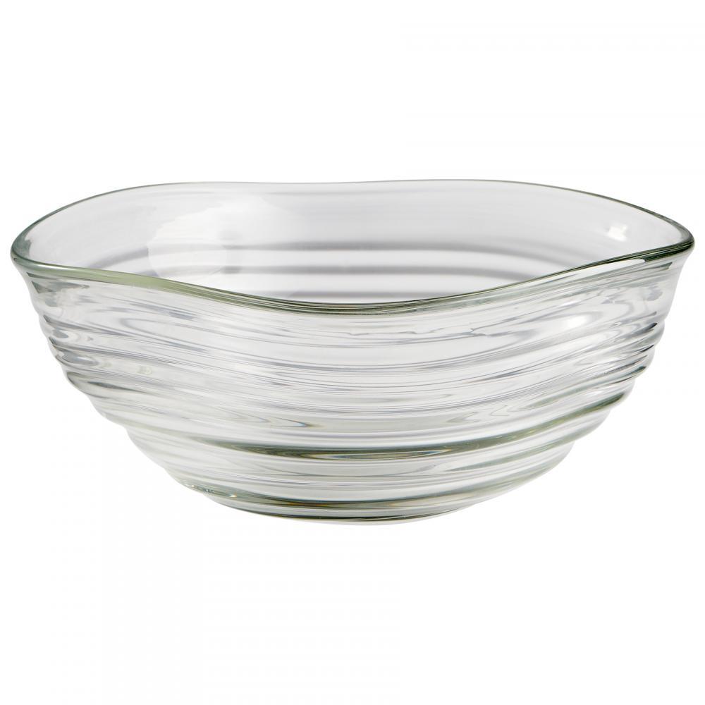 Cyan Design 10021 Small Wavelet Bowl Bowls - Clear