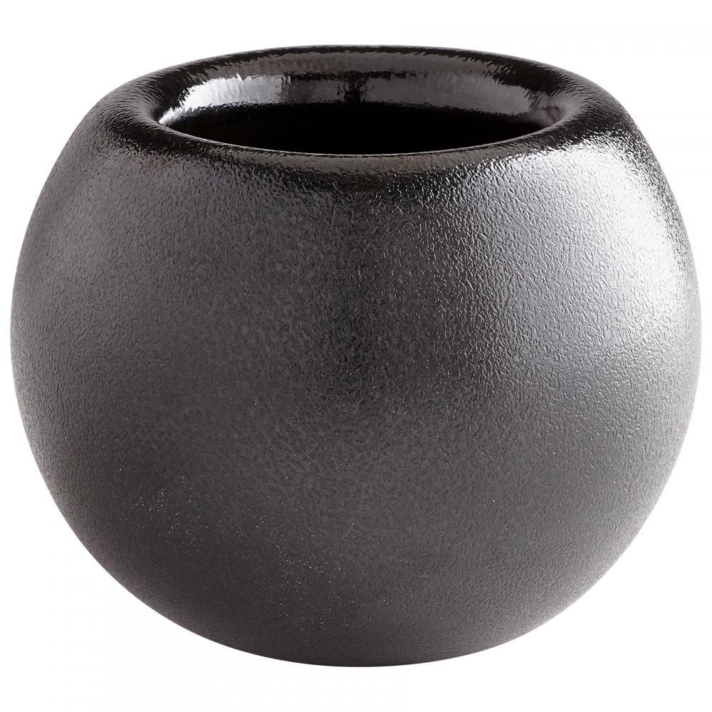 Cyan Design 09469 Medium Round Hylidea Vase Vases - Black