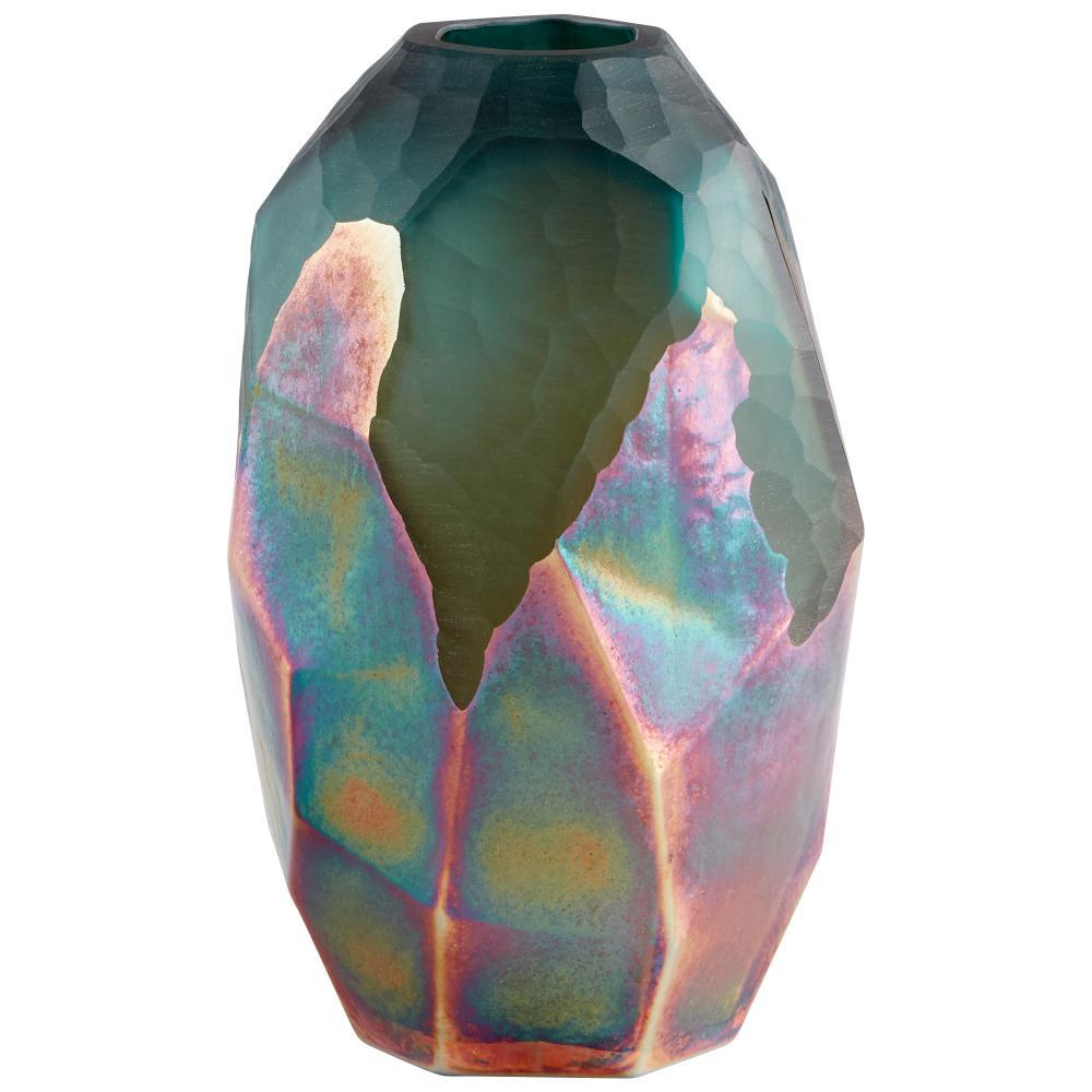 Cyan Design 11063 Small Roca Verde Vase Vases - Gold|Green
