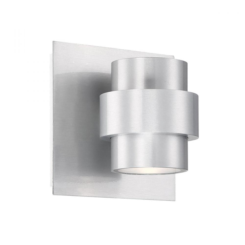 WAC Lighting WS-W64905-AL Barrel LED Indoor & Outdoor Wall Light Outdoor Wall Lights - Aluminum