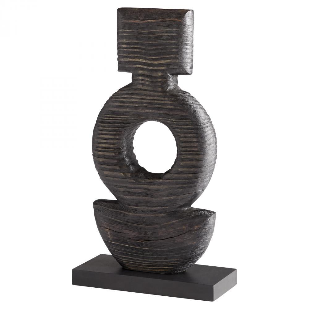 Cyan Design 11279 Dark Oval Sculpture Sculptures (Various) - Black
