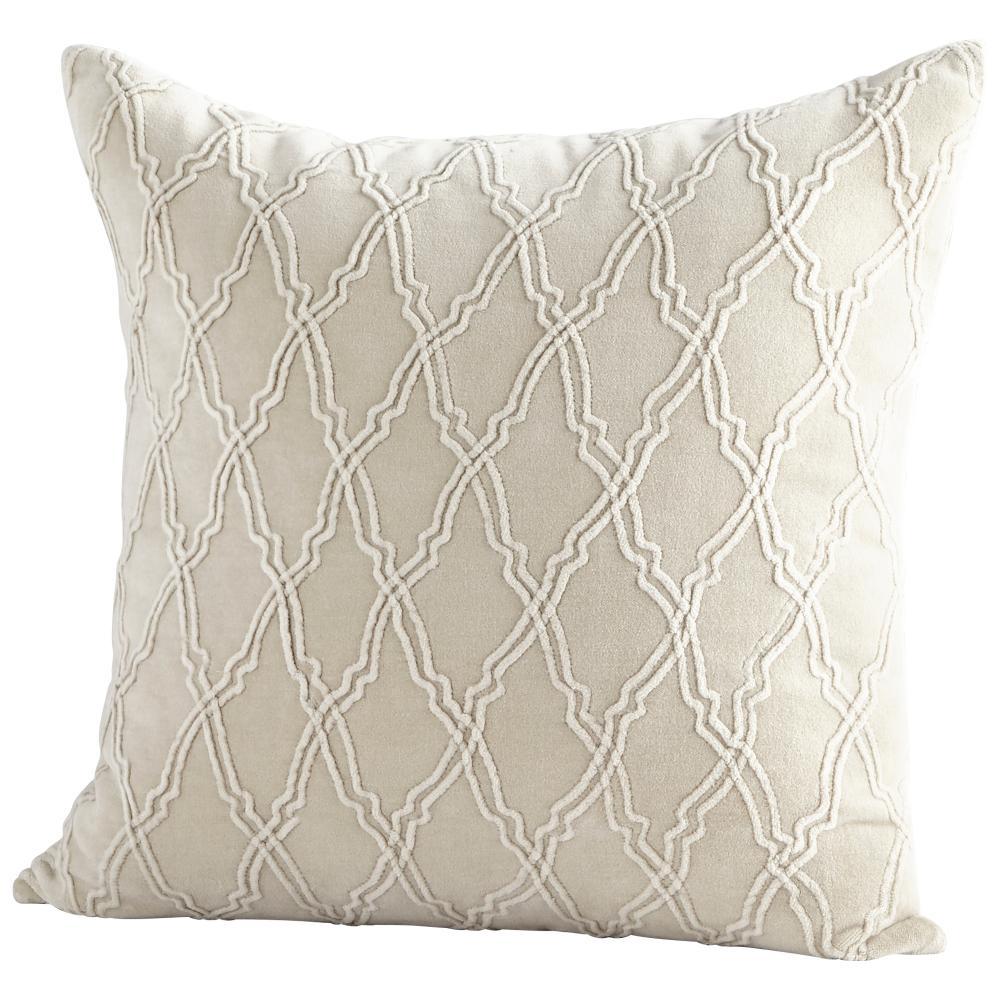 Cyan Design 09415-1 Pillow Cover - 18 x 18 Other Decor/Home Accents - White