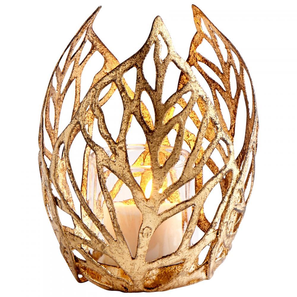 Cyan Design 09050 Sunrise Flame Candlehldr Candle Holders - Gold