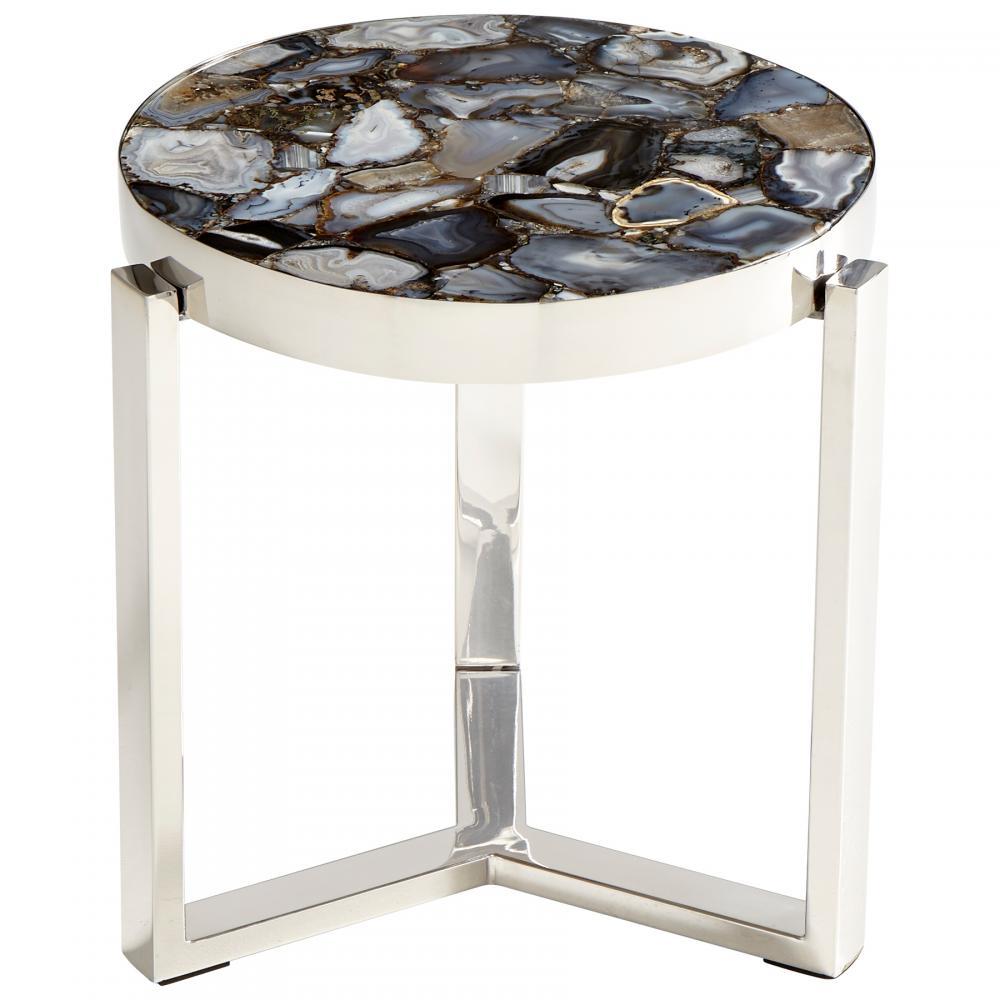 Cyan Design 08985 Geodance Side Table Tables - Nickel