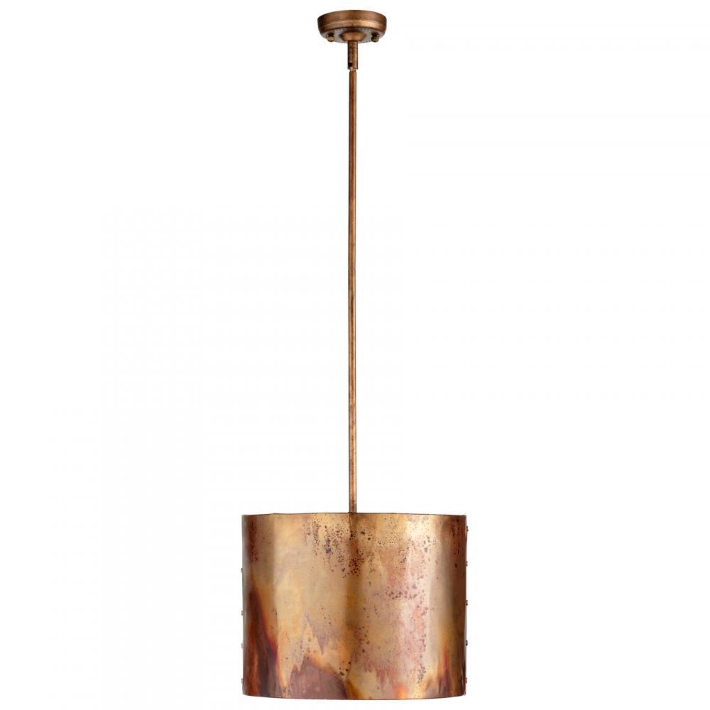 Cyan Design 05156 Mauviel One Light Pendant Drum Shade Pendants - Copper