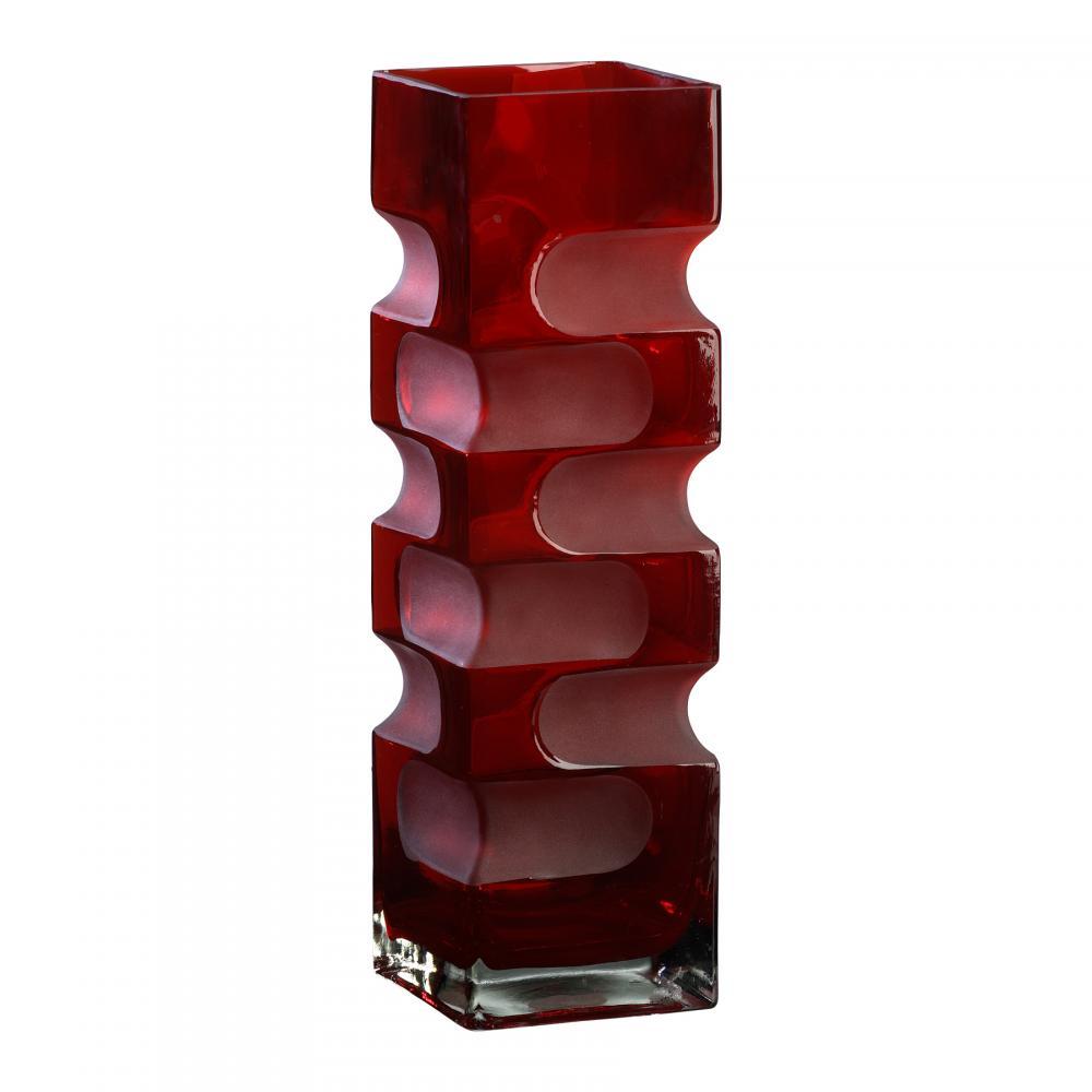 Cyan Design 01824 Large Ruby Etched Vase Vases - Red