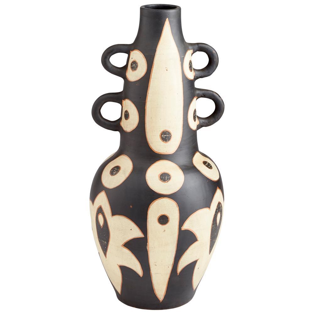 Cyan Design 10678 Navajo Vase Vases - Black|White