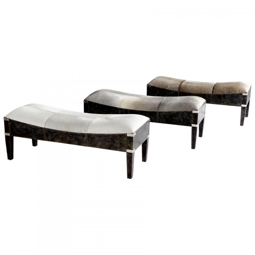 Cyan Design 08875 Casselton Bench Seating - Gray