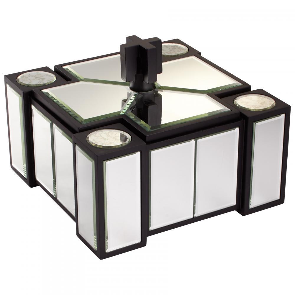 Cyan Design 08600 House Of Mirrors Cntr Boxes - Black