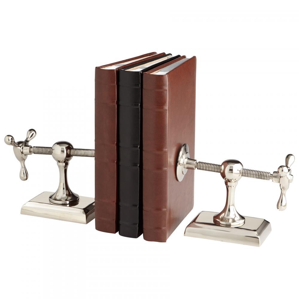 Cyan Design 07034 Hot & Cold Bookends Bookends - Nickel
