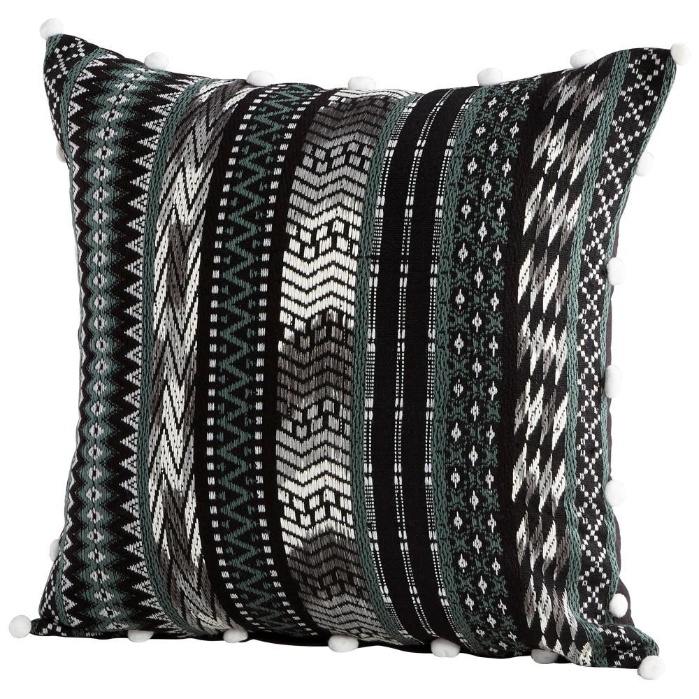 Cyan Design 09425-1 Pillow Cover - 18 x 18 Other Decor/Home Accents - Green and Black