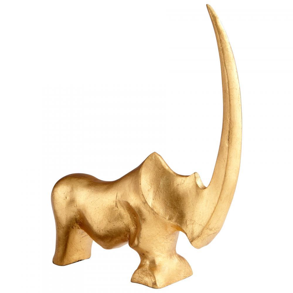 Cyan Design 06308 Rhino Bay Sculpture Sculptures - Gold