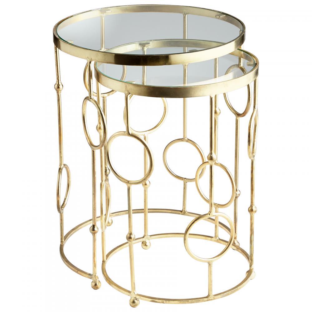 Cyan Design 06999 Perseus Nesting Tables Tables - Brass