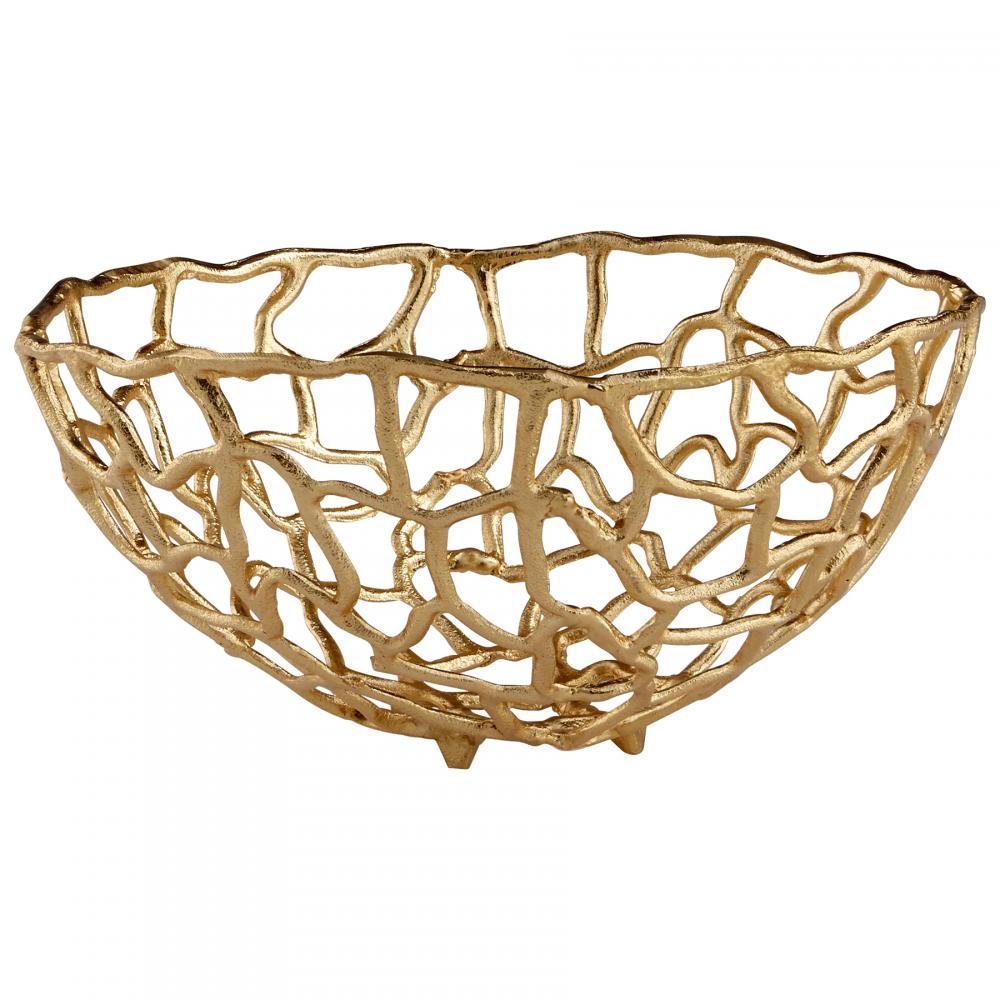 Cyan Design 08067 Large Enigma Container Bowls - Gold