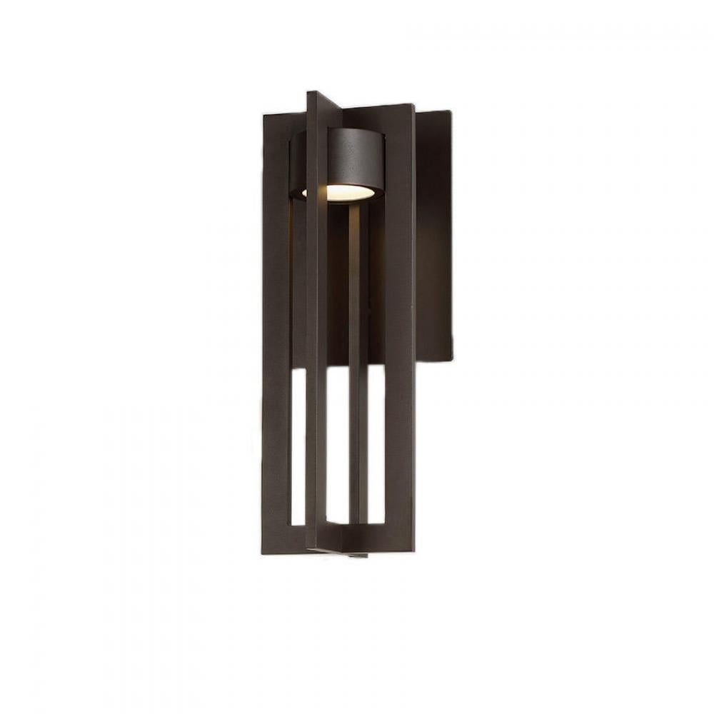 WAC Lighting WS-W48616-BZ Chamber LED Outdoor Wall Light Outdoor Wall Lights - Bronze