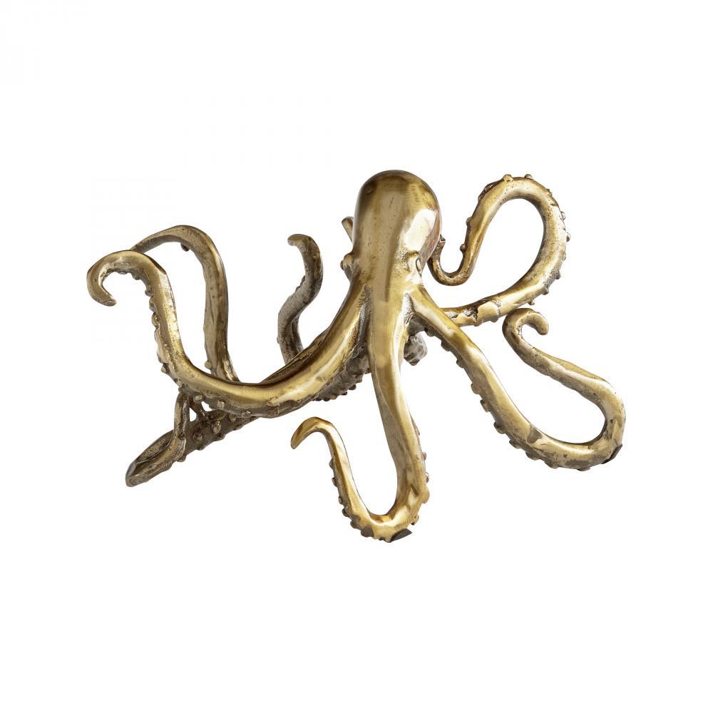 Cyan Design 11239 Octopus Shelf Decor Sculptures (Animals) - Aged Brass