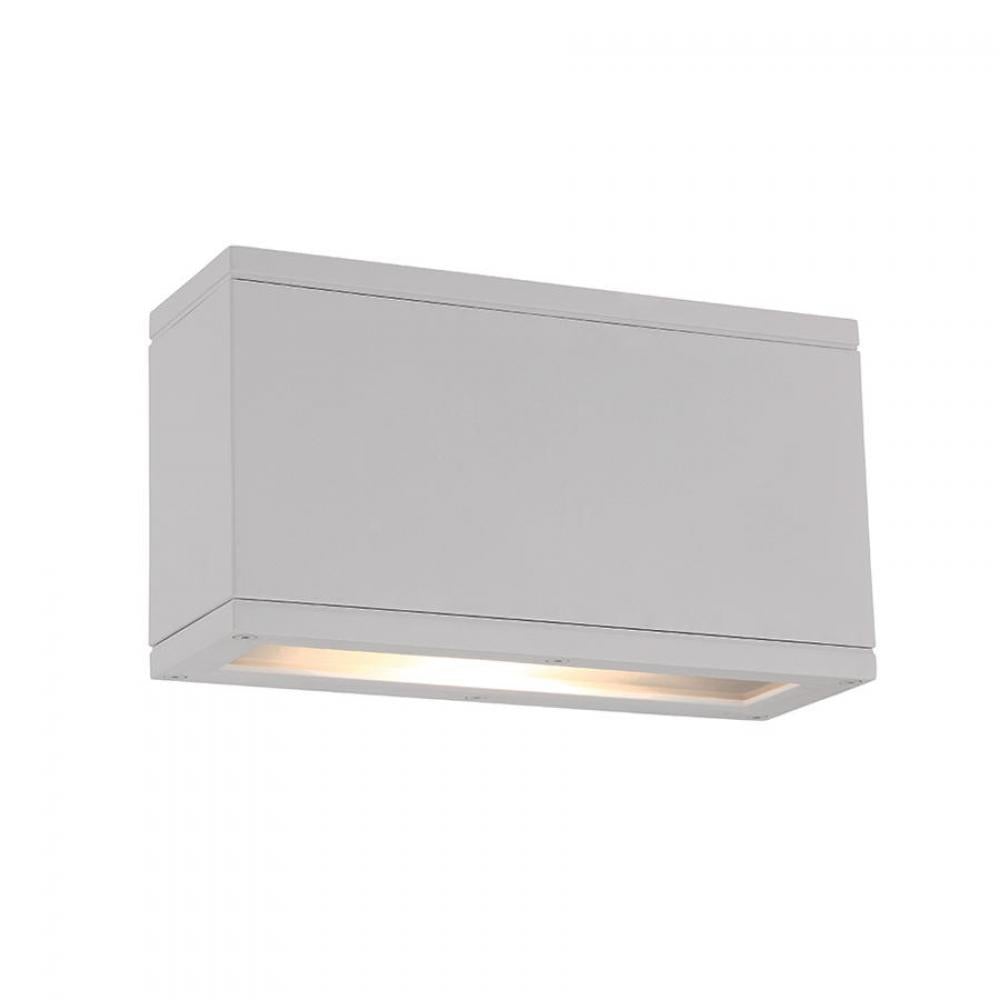 WAC Lighting WS-W2510-WT Rubix Energy Star LED Rectangular Up and Down Wall Light Outdoor Wall Lights - White