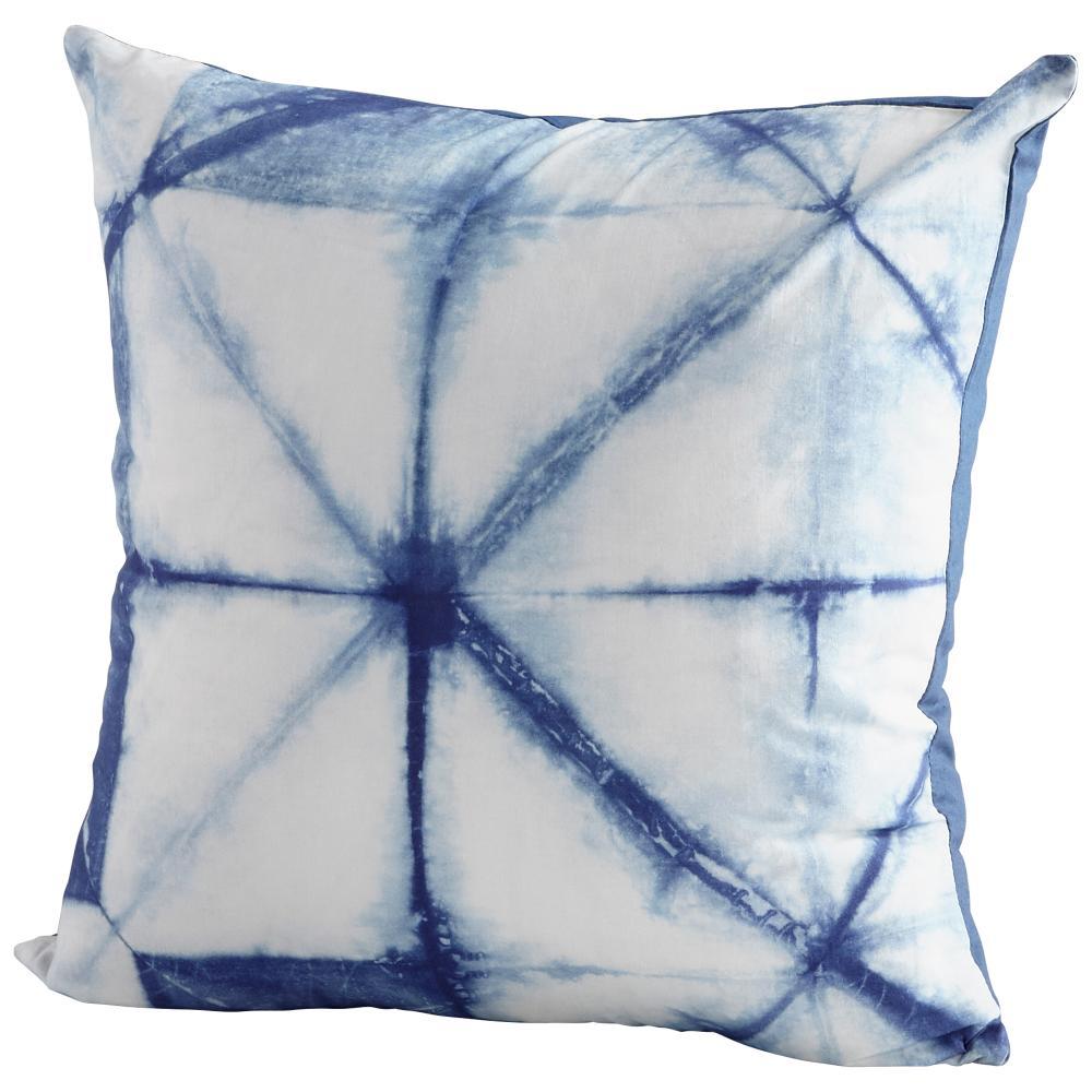 Cyan Design 09439-1 Pillow Cover - 18 x 18 Other Decor/Home Accents - Blue|White