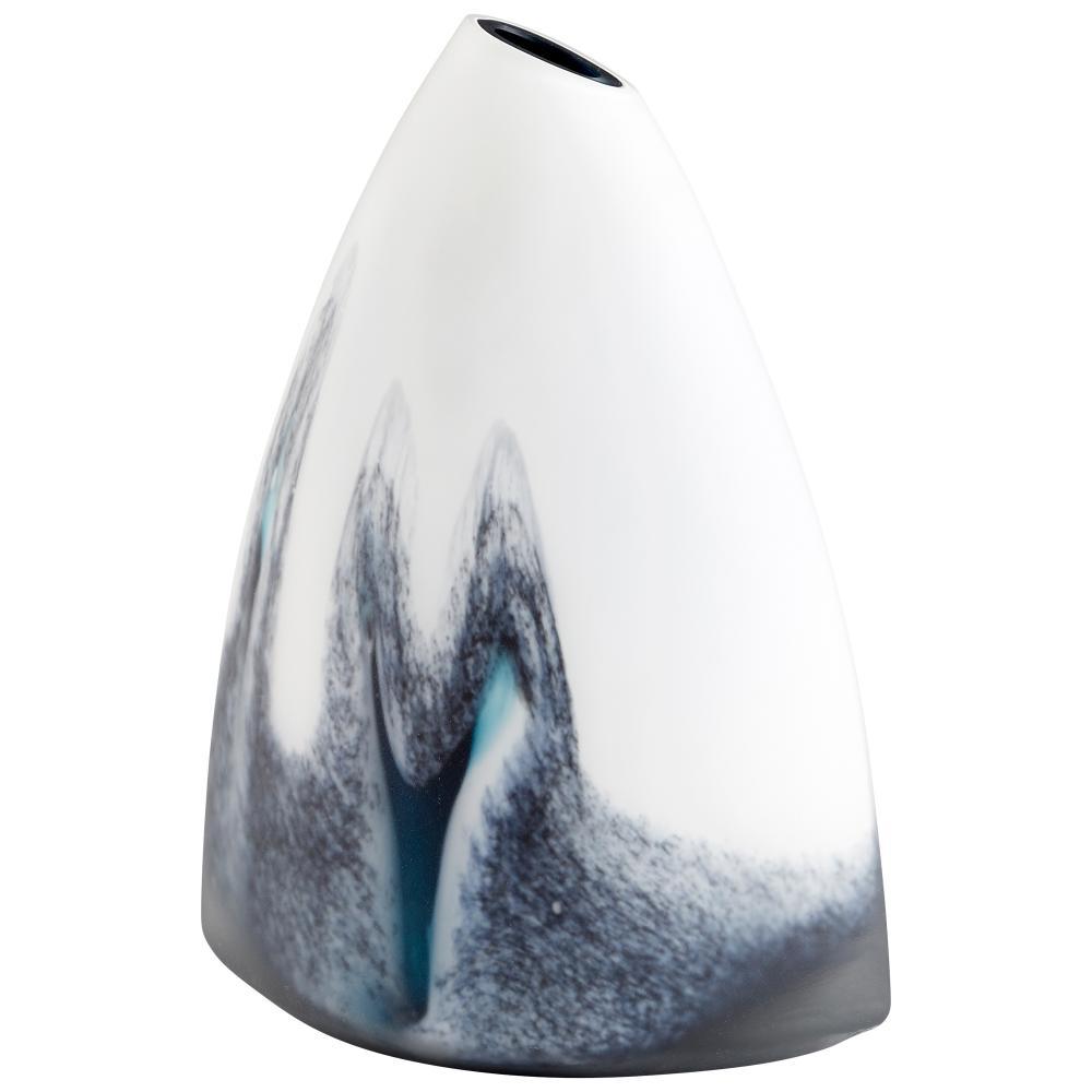 Cyan Design 11080 Large Mystic Falls Vase Vases - Blue|White