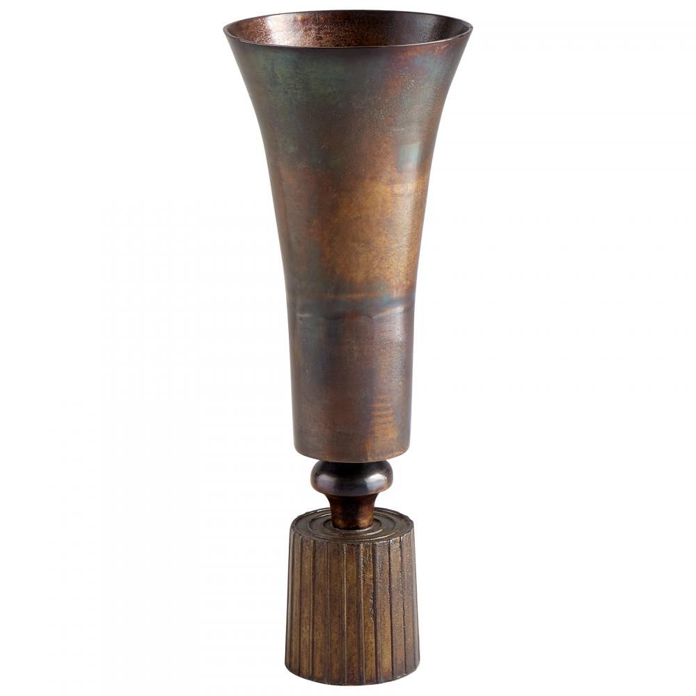 Cyan Design 08300 Large Patina Power Vase Vases - Brass