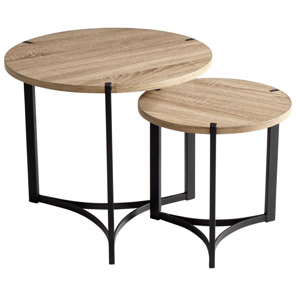Cyan Design 09025 Tri Nesting Tables Tables - Black
