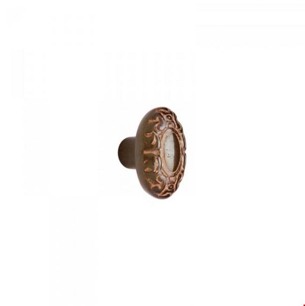 Rocky Mountain Hardware CK232 Cabinet Hardware Cabinet Knob, Acanthus, oval