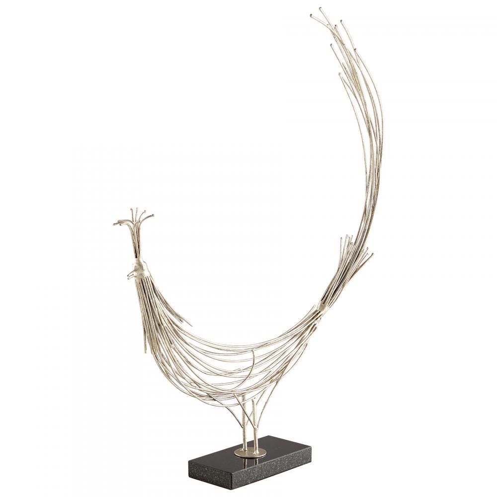Cyan Design 09578 Racket Tailed Sculpture Sculptures - Silver